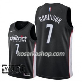 Dres Washington Wizards Devin Robinson 7 Nike 2018-19 City Edition Crna Swingman - Dječji
